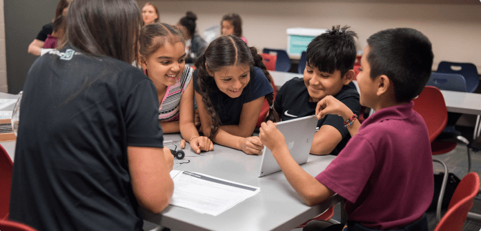 Students exploring STEM